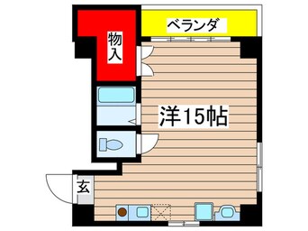 間取図 ドルフィン六番(3Ｆ)