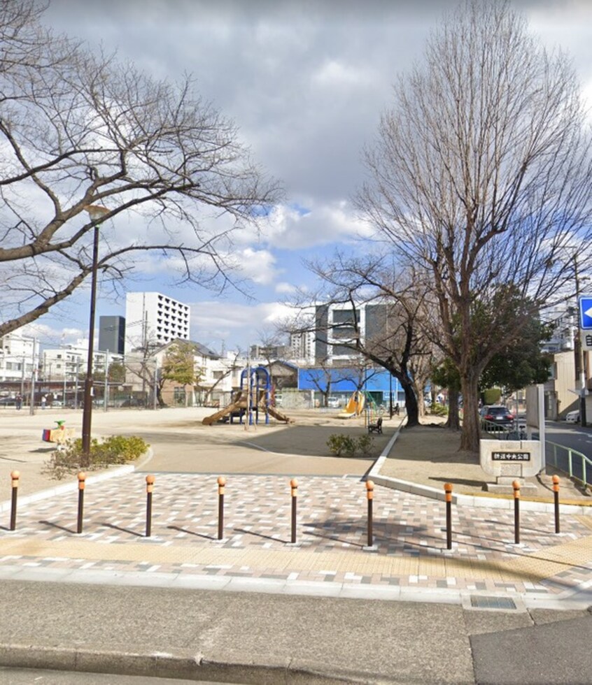 新道中央公園(公園)まで140m ＯＫＢアヴェニール菊井町