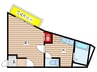 Be-House 1Kの間取り