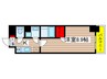 スリーアイランドタワー久屋大通 1Kの間取り