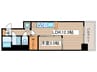 スリーアイランドタワー久屋大通 1LDKの間取り