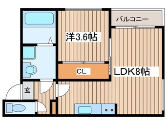 間取図 Katze本笠寺