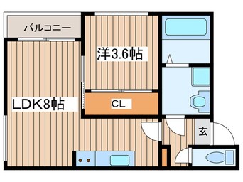 間取図 Katze本笠寺