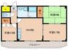 メゾンメリオ－ル 3DKの間取り
