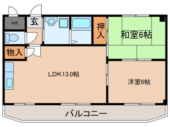 間取図 メゾンメリオ－ル