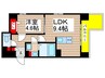 パールコートⅡ 1LDKの間取り