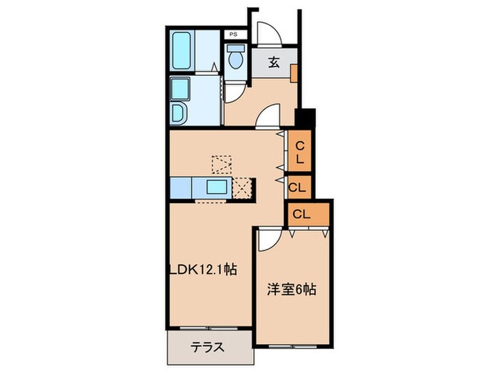 間取り図 メゾンアルモニ－