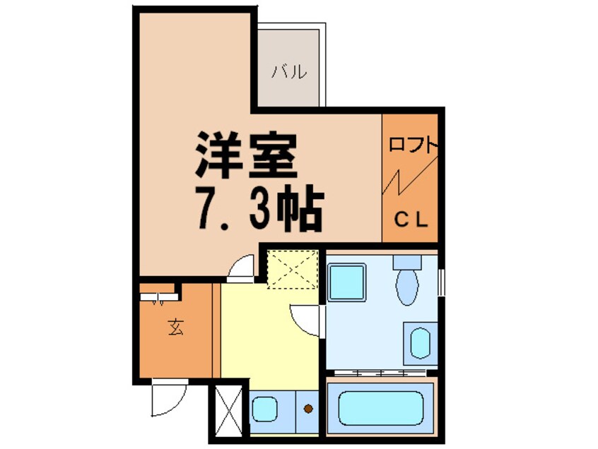 間取図 インフィニティ今池