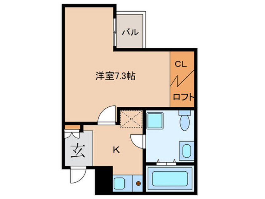 間取図 インフィニティ今池