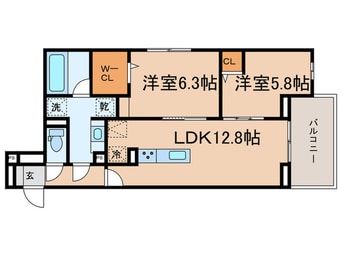 間取図 luvita上社