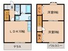 アイリス江南 2LDKの間取り