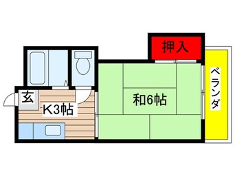 間取図 ハイツＦ