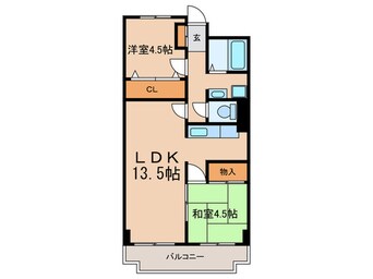 間取図 センターヒル橘