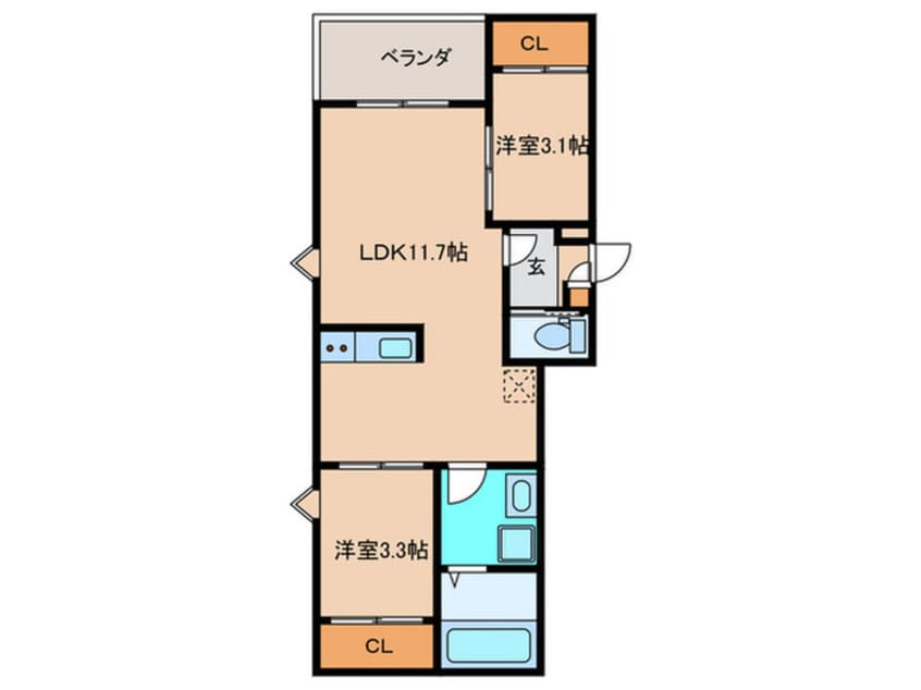 間取図 REGALEST Verde