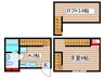 ベルドーム大江 1Kの間取り
