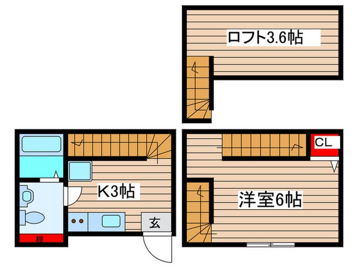 間取り図 ベルドーム大江
