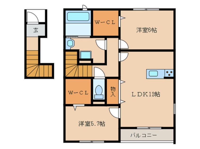 間取図 リーブル結