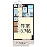 グランルージュ栄 Ⅱ 1Kの間取り