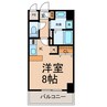 グランルージュ栄 Ⅱ 1Rの間取り