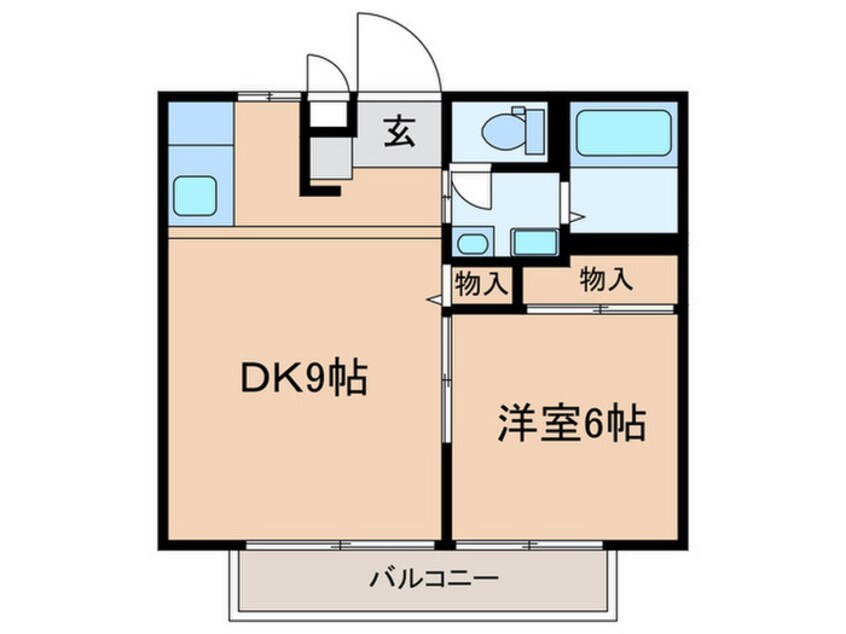 間取図 加藤ハイツ　Ｂ棟