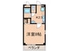 フィオ－レ 1Kの間取り