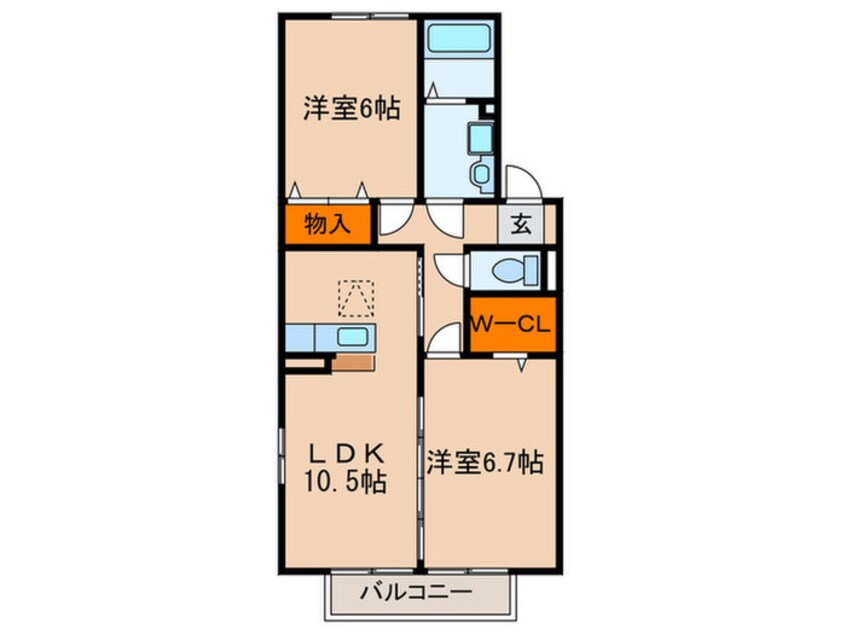間取図 プルミエ慶