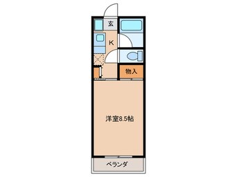 間取図 パレスツイン　Ｂ