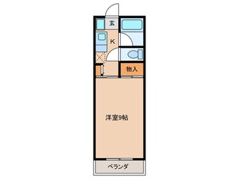 間取図 パレスはちまん