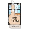 ヒルズ本多 1Rの間取り