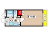 クレセント元八事 1Kの間取り