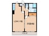 パティオ 1LDKの間取り
