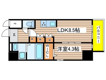 間取図 仮)クレストタワー栄