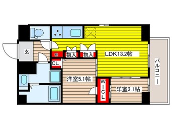 間取図 仮)クレストタワー栄