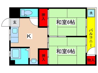 間取図 浮島マンション（508）