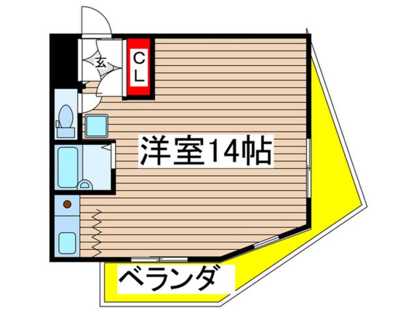 間取図 メゾン　山崎川