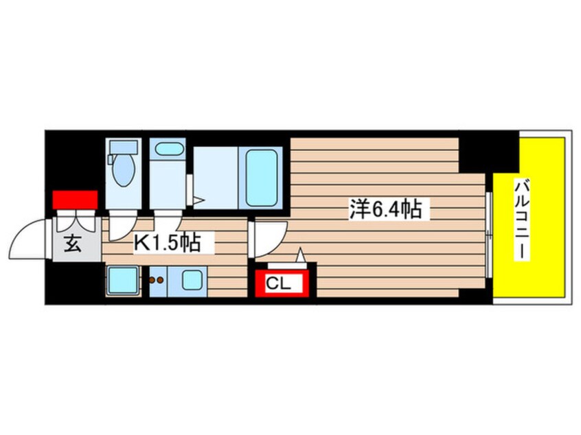 間取図 プレサンスジェネ上前津（316）