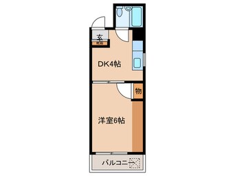 間取図 チサンマンション徳川町（401）