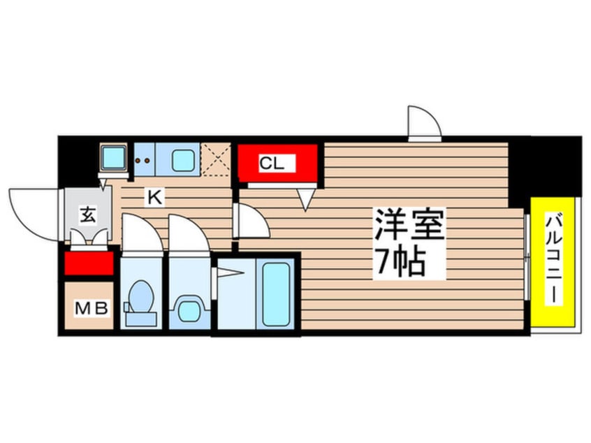 間取図 ﾌﾟﾚｻﾝｽ久屋大通公園ｴｱﾘｰ（304）