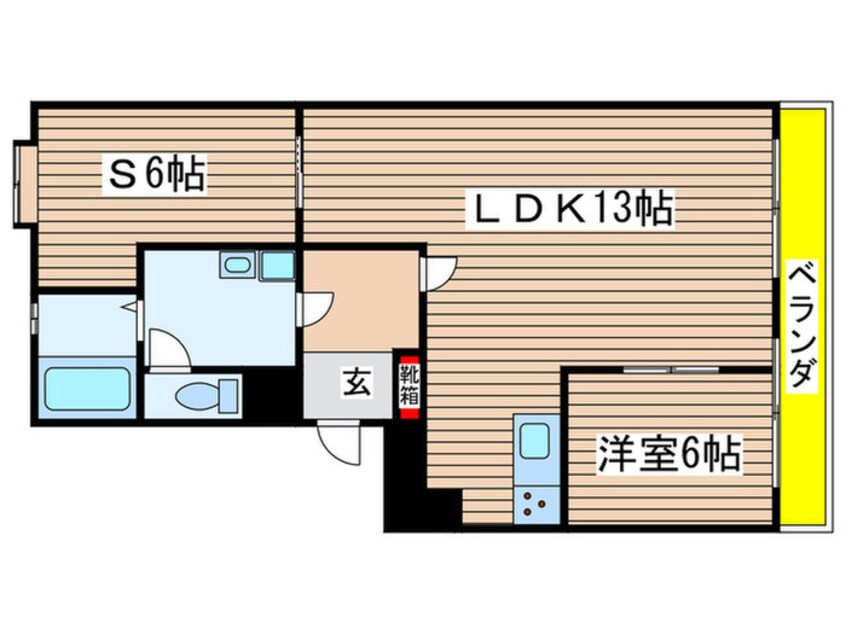 間取図 スカイハイツ沢