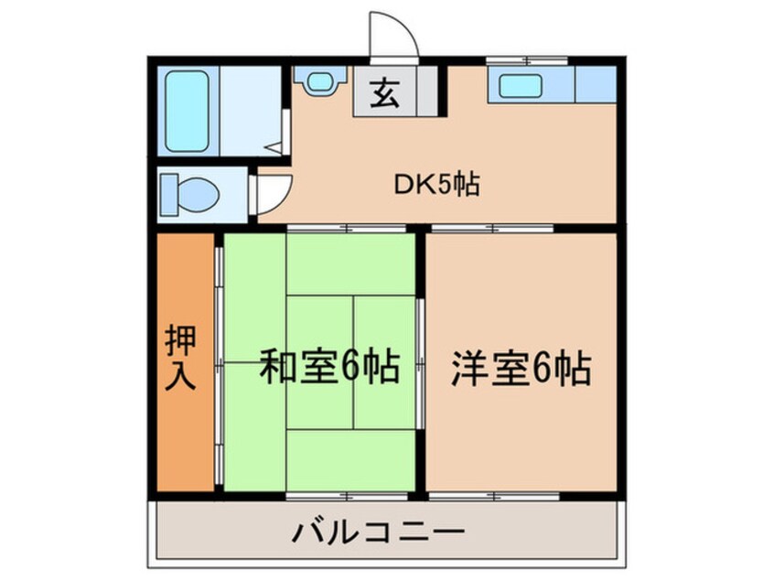 間取図 名北ビル