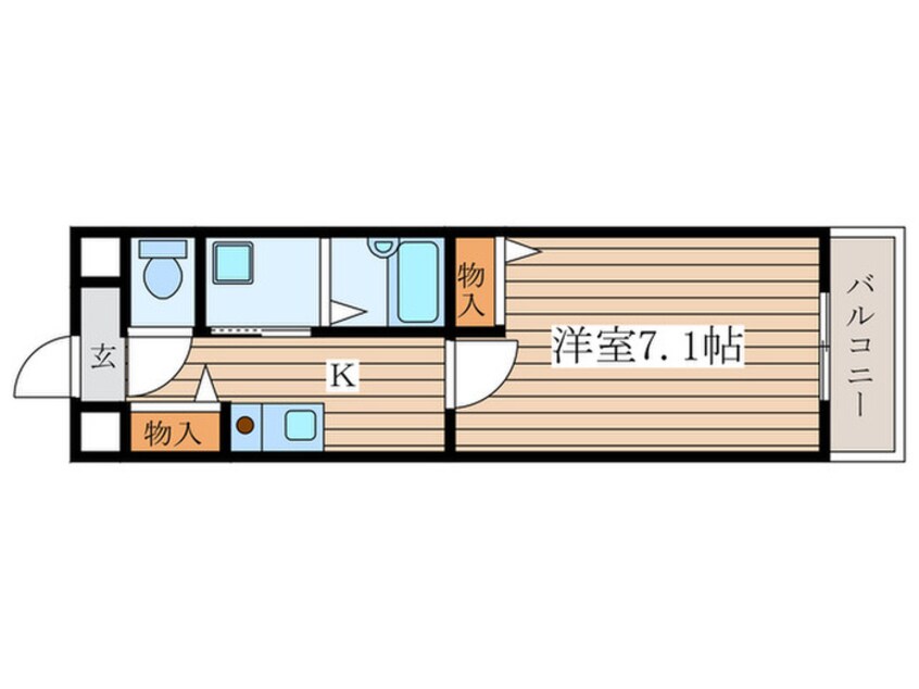 間取図 サンマ－ル新瑞