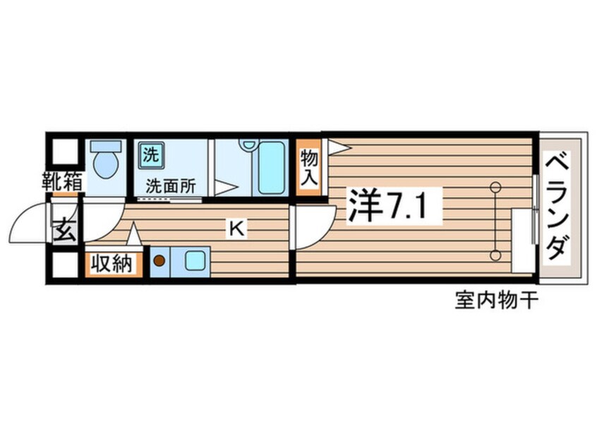 間取図 サンマ－ル新瑞