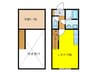 アクシア中根 1LDKの間取り