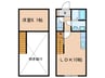 アクシア中根 1LDKの間取り