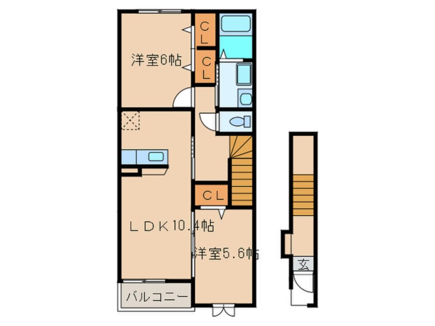 間取図 サンリットＡ