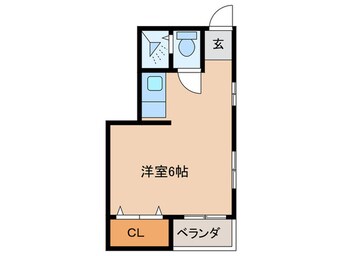 間取図 クレセント福原