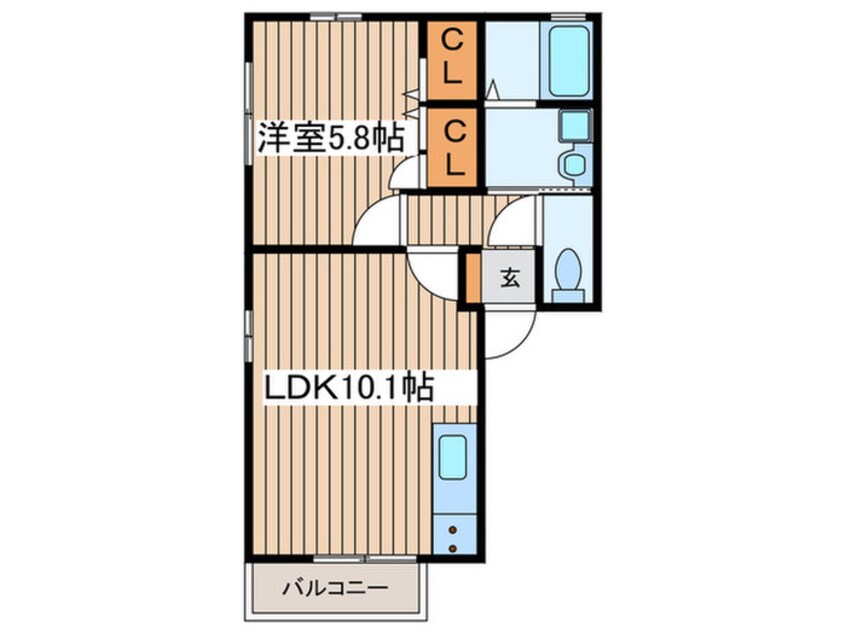 間取図 ベルドミールC