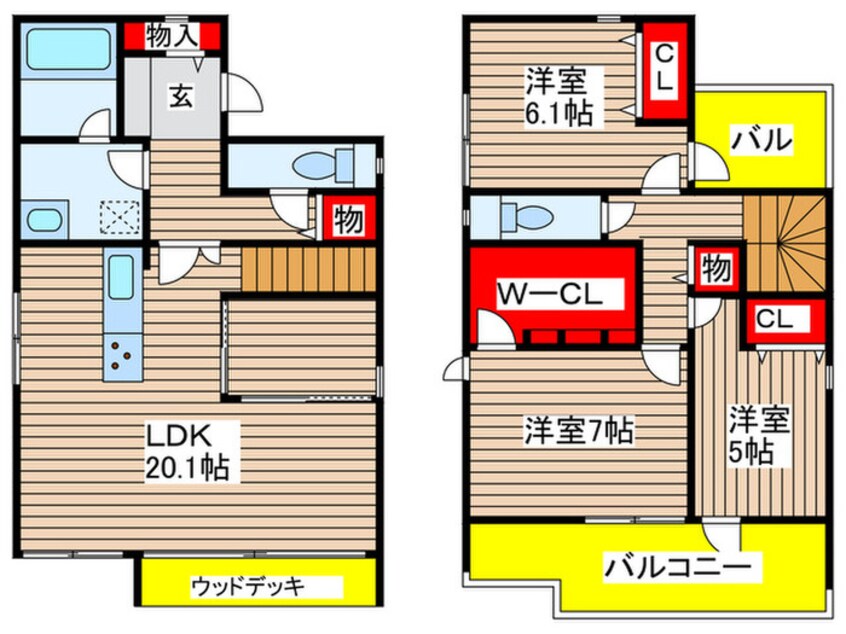 間取図 Maison　Clarity野並A