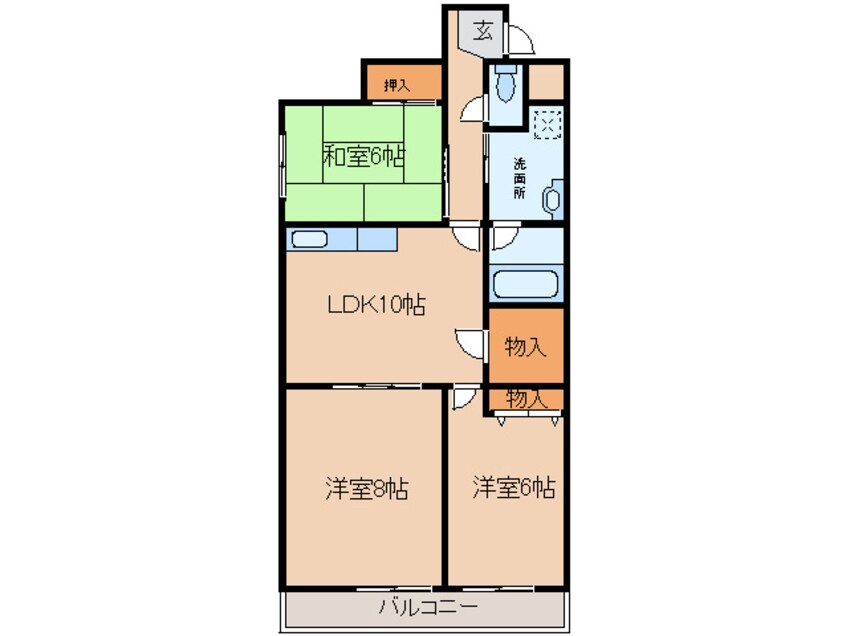 間取図 弁天ハイツ