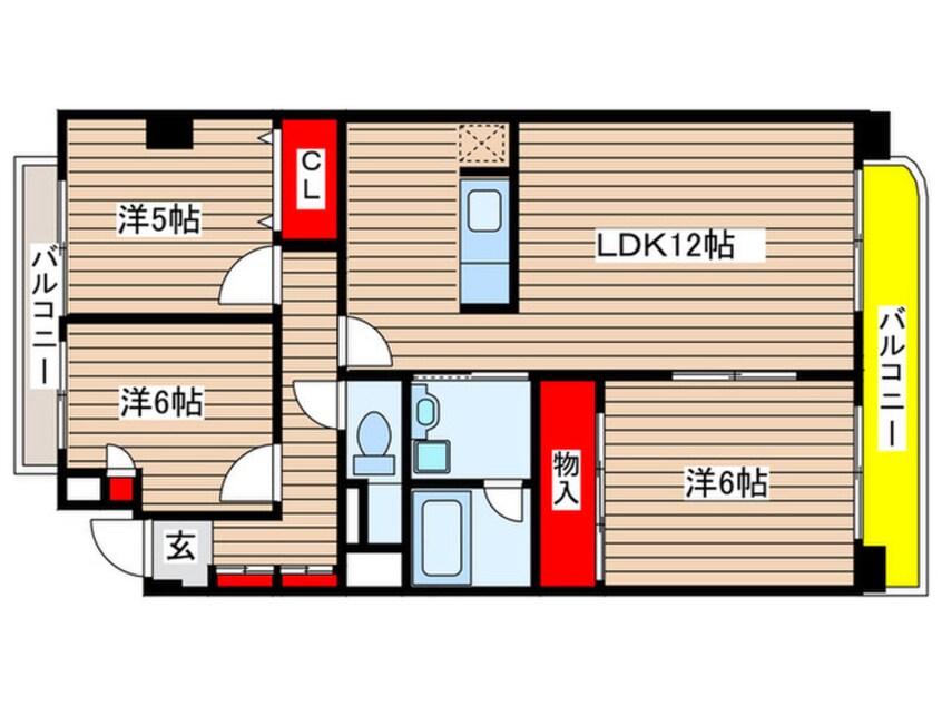 間取図 ガ－デンコ－ト元八事